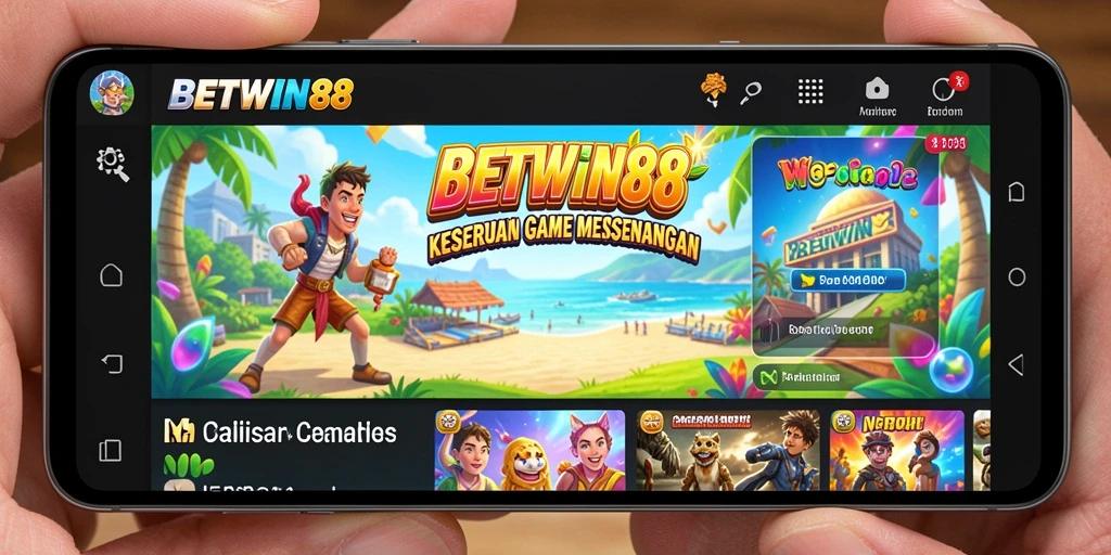 Tangkapan layar BETWIN88 menampilkan pemain yang sedang asyik menikmati gameplay yang seru.