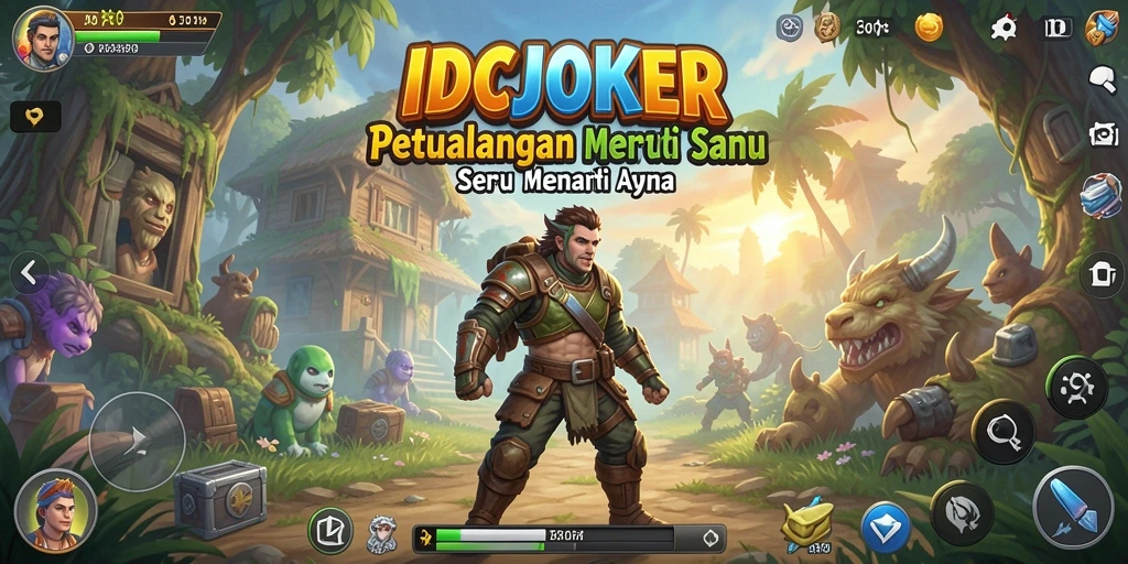 Tangkapan layar gameplay IDCJOKER menampilkan petualangan mendebarkan di dunia penuh misteri.