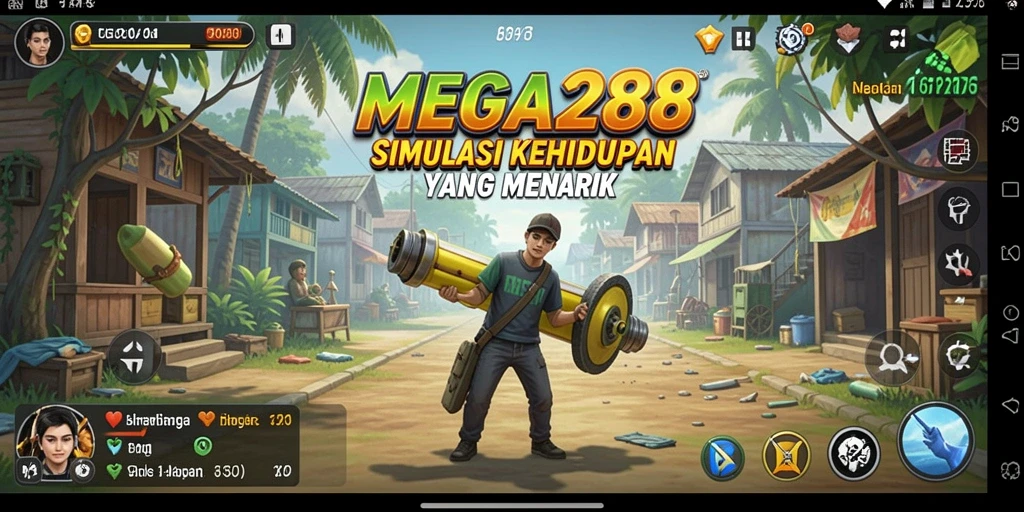 Tampilan gameplay menarik dari <strong>MEGA288</strong> dengan berbagai aktivitas simulasi.