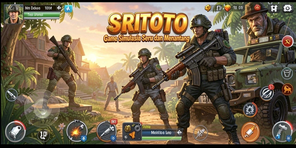 Tampilan gameplay SRITOTO yang mengesankan dan interaktif.
